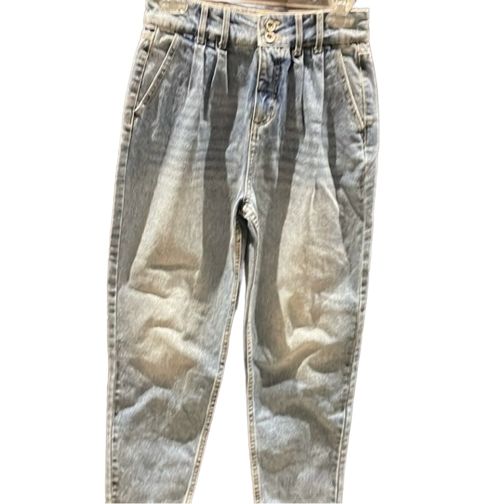 DKNY ballon style pleated high rise jeans size 24